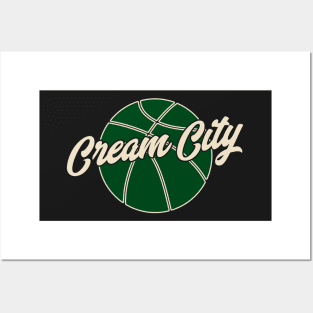 Cream City Milwaukee Wisconsin Basketball Fans Bucks Posters and Art